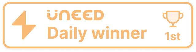 UNEED Daily winner 1st